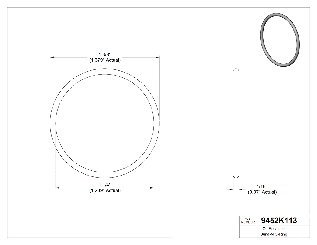 Technical drawing - 9452K113